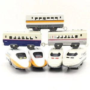 Tomy Plarail Trains N700 Series Lot 1996 2006 Two engines Five Cars Worn Paint - Picture 1 of 24