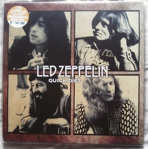 Led Zeppelin Limited Triple Orange Vinyl LP Quick Diet Sealed No 140/250 - Picture 1 of 2