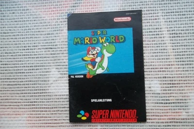 Notice Super nintendo / Snes manual Super Mario World PAL original Booklet * noe - Image 1 of 4