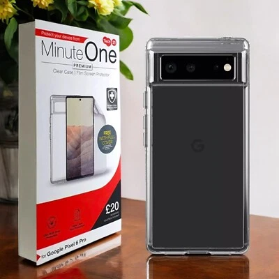 For (Google Pixel 6 PRO) Official Genuine Tech21 Clear Case & Screen Protector - Image 1 of 4