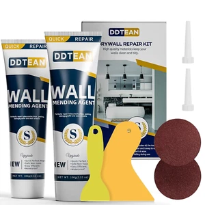 Drywall Repair Kit with Scraper, 2 Pack Spackle Wall Repair, Wall Mending Agent - Picture 1 of 12