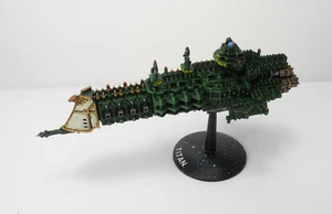 IMPERIAL CRUISER flotta da battaglia in plastica gotica nave BFG ben dipinta anni 90 M2b - Foto 1 di 5