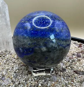 Lapis Lazuli Sphere 6.8cm | Deep Blue Wisdom & Intuition | 527g - Picture 1 of 7