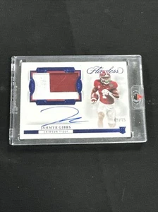 Parche de novato Panini Flawless RPA Jahmyr Gibbs 2023 zafiro automático/15 - Imagen 1 de 3