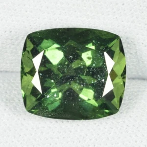6,21 ct GLÄNZEND - WALDGRÜN 100% NATÜRLICHER APATIT - KISSEN - siehe Vdo BCL - Bild 1 von 3