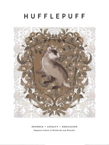 Harry Potter - Hufflepuff House Hogwarts - Fine Art Print - 2 sizes available - Picture 1 of 1