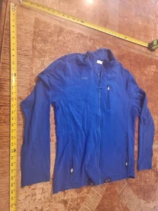Men's ULEX UNITE LIVE EXCELL Medium Blue Jacket full zip #S102 - Picture 1 of 3