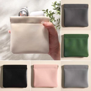Portable Automatic Closure Charger Lipstick Case Data Cable Earphone Storage Bag - Picture 1 of 14