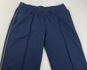 Nike Size Large Navy Blue USMNT Soccer Sweatepants Embroidered Warmup Athletic - Picture 1 of 14