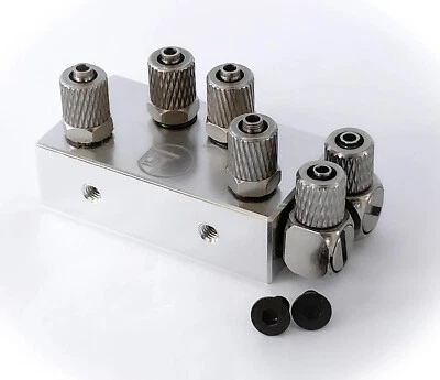 Hydraulische Öl Distributor Integral Drei-kanal für 1/14 1/12 RC Bagger Arm bull - Bild 1 von 2