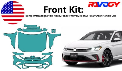 For Volkswagen Jetta GLI Autobahn 2025 Front Paint Protection Film PreCut PPF - Image 1 of 4