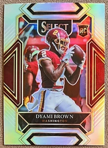 2021 Panini Select Silver Prizm Rookie #267 Dyami Brown Club Level Washington RC - Picture 1 of 3