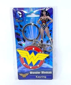 Wonder Woman Color Pewter Keychain Key Chain Keyring Premium Quality Licensed - Picture 1 of 2