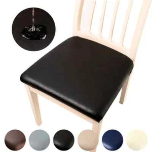Chair Seat Cover Stable Washable Chair Protectors Slipcovers For Home, Kitchen - Picture 1 of 34