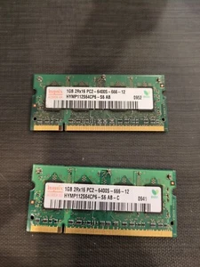2gb 2x 1GB Memory Speicher 2R-16 PC2-6400S-666-12 DDR2 800MHz - Picture 1 of 1