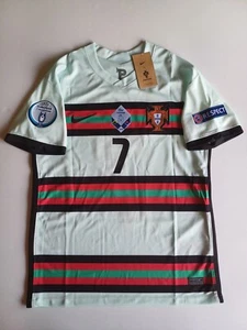 Portugal 2020/21 Away Soccer Jersey Ronaldo #7 Euro 2020 Medium - Picture 1 of 15