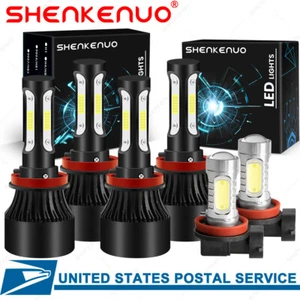 Para for Lexus CT200h 2011-2017 6X LED faro Hi/Lo+bombillas de luces antiniebla - Foto 1 di 9