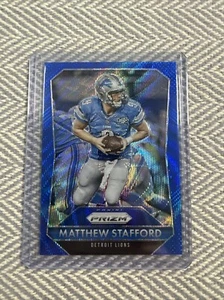 2015 Panini Prizm - Matthew Stafford Blue Wave /150 - Bild 1 von 3