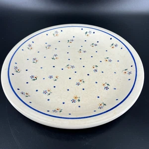 Polish Pottery Boleslawiec Country Meadow Floral Dinner Plate 11" - Picture 1 of 7