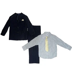 Arrow Little Boy's Navy 4 Piece Suit - Large 6 - NWT - Picture 1 of 4