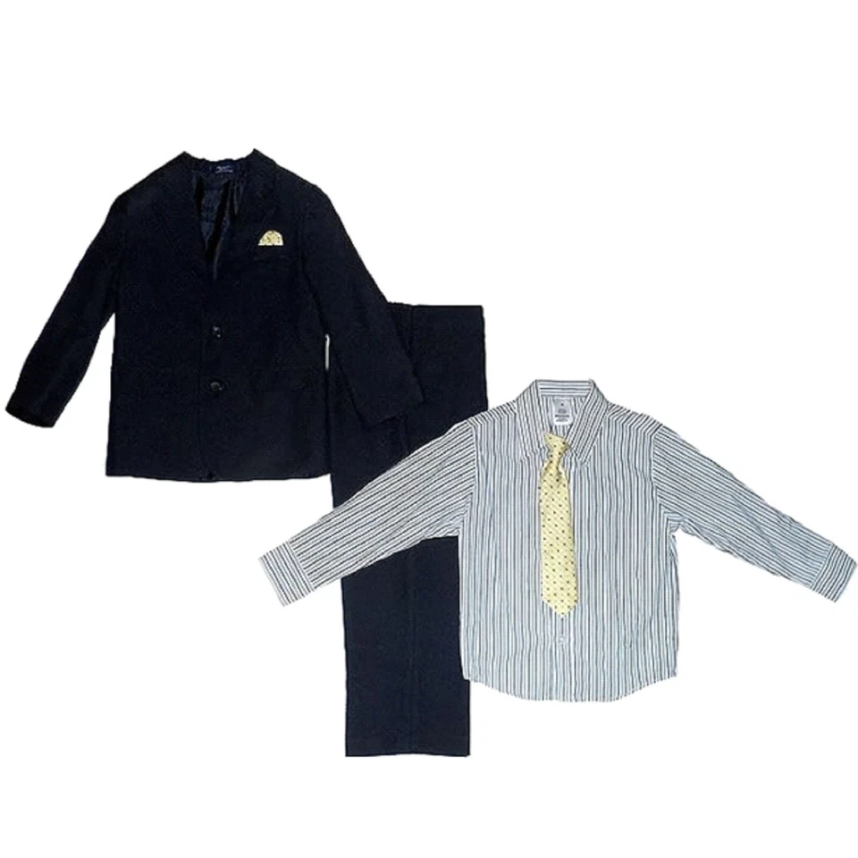 Traje de 4 piezas Arrow Little Boy azul marino - grande 6 - nuevo con etiquetas Foto 1 de 4