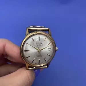 Reloj Suizo MuDu 25 Joyas Automático Incabloc Con Correa Excalibur Modelo 50 - Imagen 1 de 8