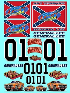 White VINYL -R/C MODEL Decal 1/12 -1/10-DIE CUT-moparCharger01dukestraxxas - Picture 1 of 9