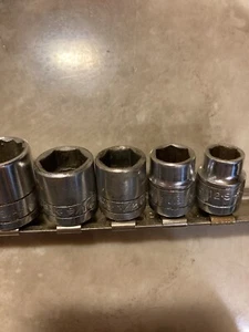 S-K Shallow Socket Set 12 point 3/8 drive - (3/4 - 3/8) - 10 piece. Made In USA - Picture 1 of 5