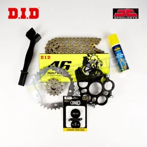 DID JT VR46 XRing Chain and Sprocket Kit + Carrier for Ducati 748 BP / S 95-02 - Picture 1 of 5