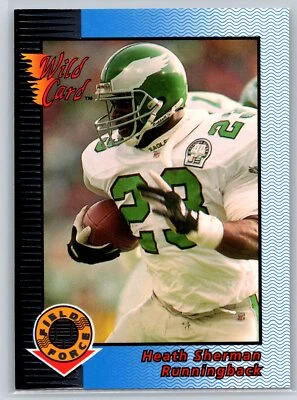 1993 Wild Card Heath Sherman Field Force Insert Silver Parallel #EFF-79 - Image 1 of 2