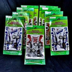 9 pack Creatology Race Car Kits (Yellow, Blue  & Black Car) - BRAND NEW!! Party - Picture 1 of 7