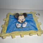 Disney Parks Merch Mickey Mouse Blue & Yellow Baby Lovey Crinkle Soft