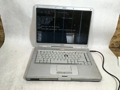 Compaq Presairo C300 Intel T1350 1,86 GHz 1 GB Ram Sin HDD Pantalla defectuosa Botas-FT Foto 1 de 4