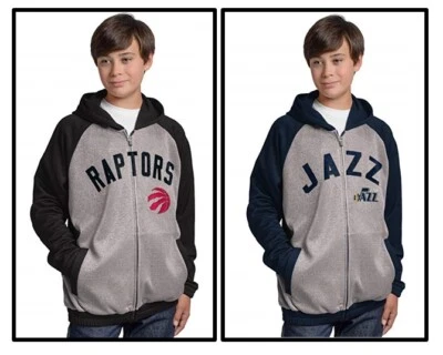 G-III Sports Carl Banks NBA Teen-Boy's Legend Hooded Track Jacket Raptors, Jazz - Image 1 of 4