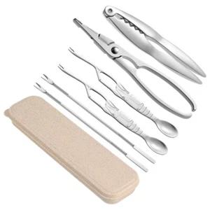 2 Pack Hummerbesteck Schälwerkzeug Schalentiere Krabbenklauen-Werkzeugsatz - Bild 1 von 11