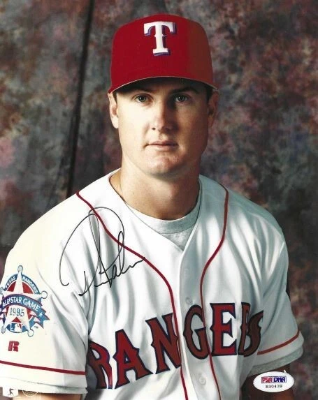 Подписанная фотография 8x10 DEAN PALMER Texas Rangers с автографом голограмма PSA/DNA - Изображение 1 из 1