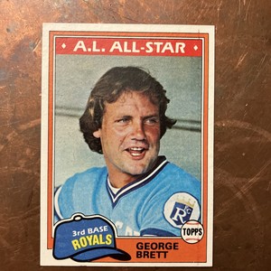 George Brett 1981 Topps Hall of Fame Kansas City Royals #700 MINT