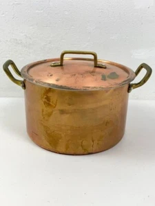 1970s Flambee Vintage Copper Stock Pot & Lid - NOS - Made in Canada - Picture 1 of 11