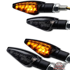 Produktbild - 4x LED Mini Blinker Toledo schwarz getönt 2 Paar 4 Stück Motorrad Roller Quad 