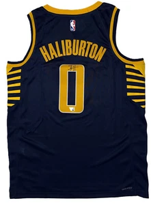 Tyrese Haliburton Autographed Indiana Pacers Nike SMan signed Fanatics Hologram - Picture 1 of 13