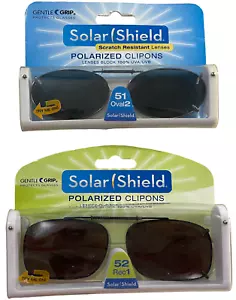 SolarShield Polarized ClipOn STRETCHABLE Sunglasses/ ALL SIZES w/SIZING GUIDE 9z - Picture 1 of 18