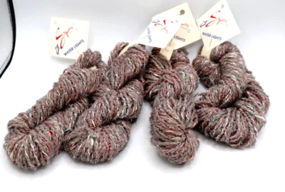 Luces de agua The Signature Collection ~ 4 Hanks grises, rosas, cristal 62 yardas Foto 1 de 4