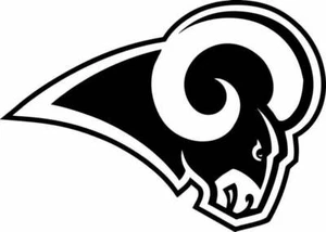 NFL Los Angeles Rams football Vinyl Sticker Decal Car Window Bumper Cell - Bild 1 von 1
