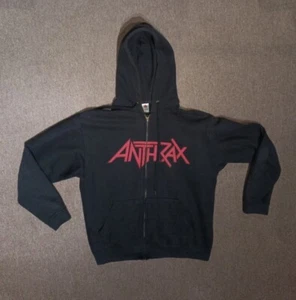 ANTHRAX Hoodie UNISEX - Black - Soldiers of Metal / Thrash Legends - NYC Size M - Picture 1 of 6