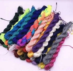 25MT Filo Coda NYLON 1MM per BRACELET Bigiotteria - Imagen 1 de 12