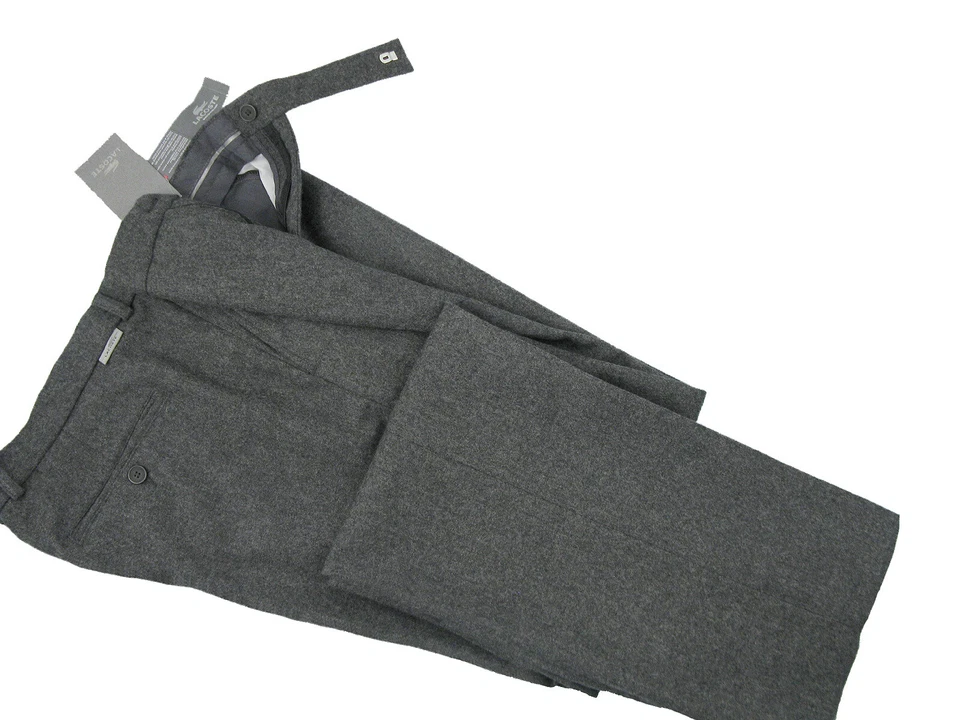 NEW Lacoste Dress Pants!  US 33 F 42 D 50 I 50 UK 33  Gray  Heavier Weight - Image 1 of 1