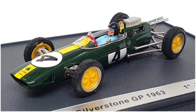 Brumm 1/43 Scale S11/09 - F1 Team Lotus Type 25 Silverstone GP 1963 #4 Jim Clark — 第 1/4 张图片
