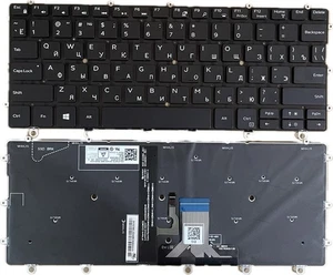 NEW Russian Keyboard For DELL XPS 13 9365 2 IN 1 Backlit - Picture 1 of 3