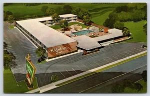 Postal vintage de Nebraska Grand Island Holiday Inn - Imagen 1 de 2