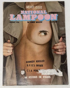 National Lampoon Magazine January 1976 Secret Issue Humor - Picture 1 of 3